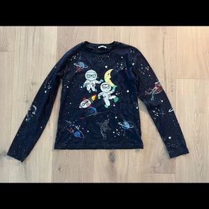 Dolce gabbana astronaut cotton long sleeve tee top children boys girls 10